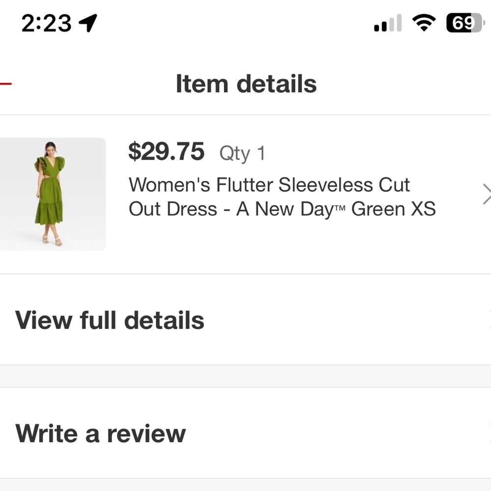 a new day Olive Green Ruffle Sleeve Midi Dress - Picture 2 of 7